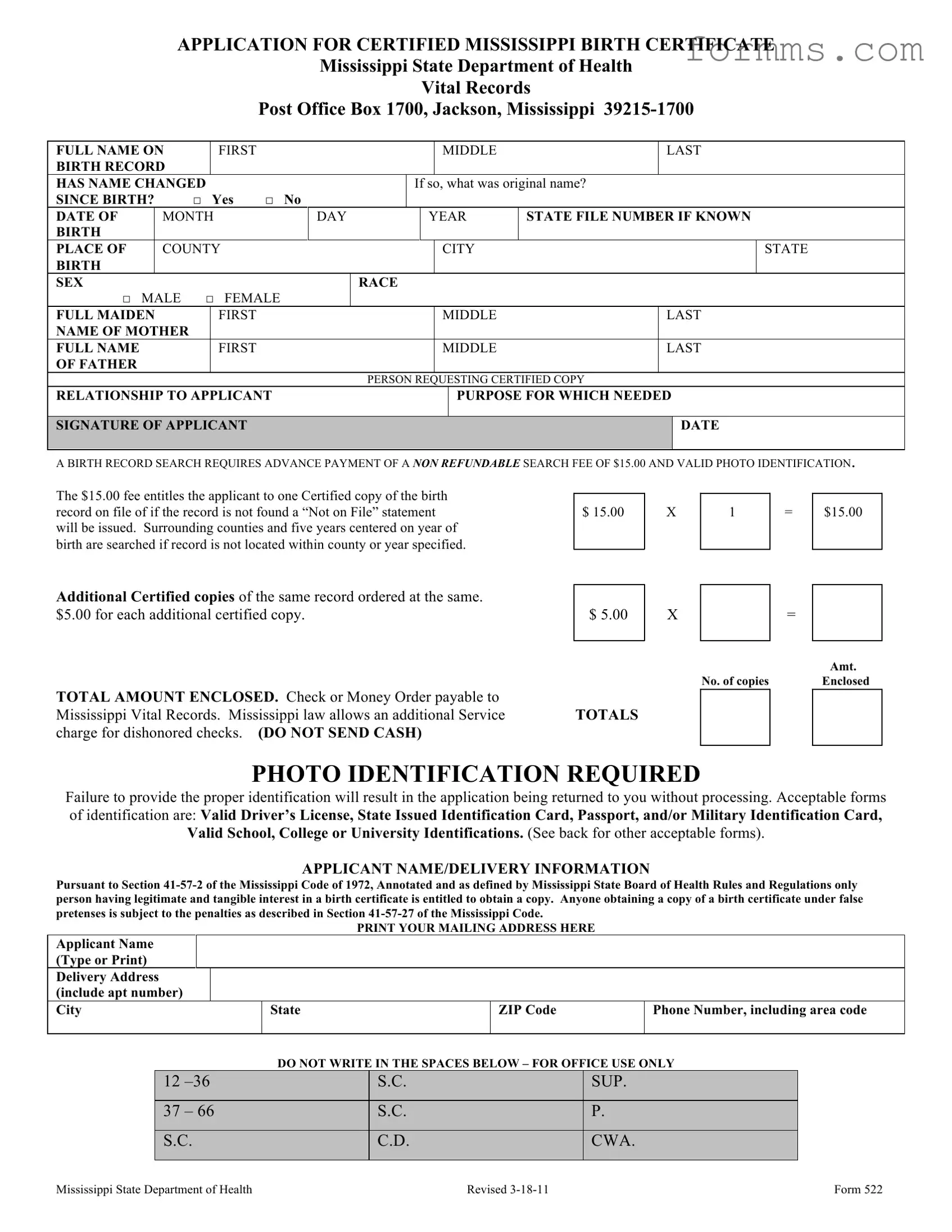 522 Mississippi Template in PDF